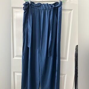 All in motion paper bag style activewear pants navy 2x